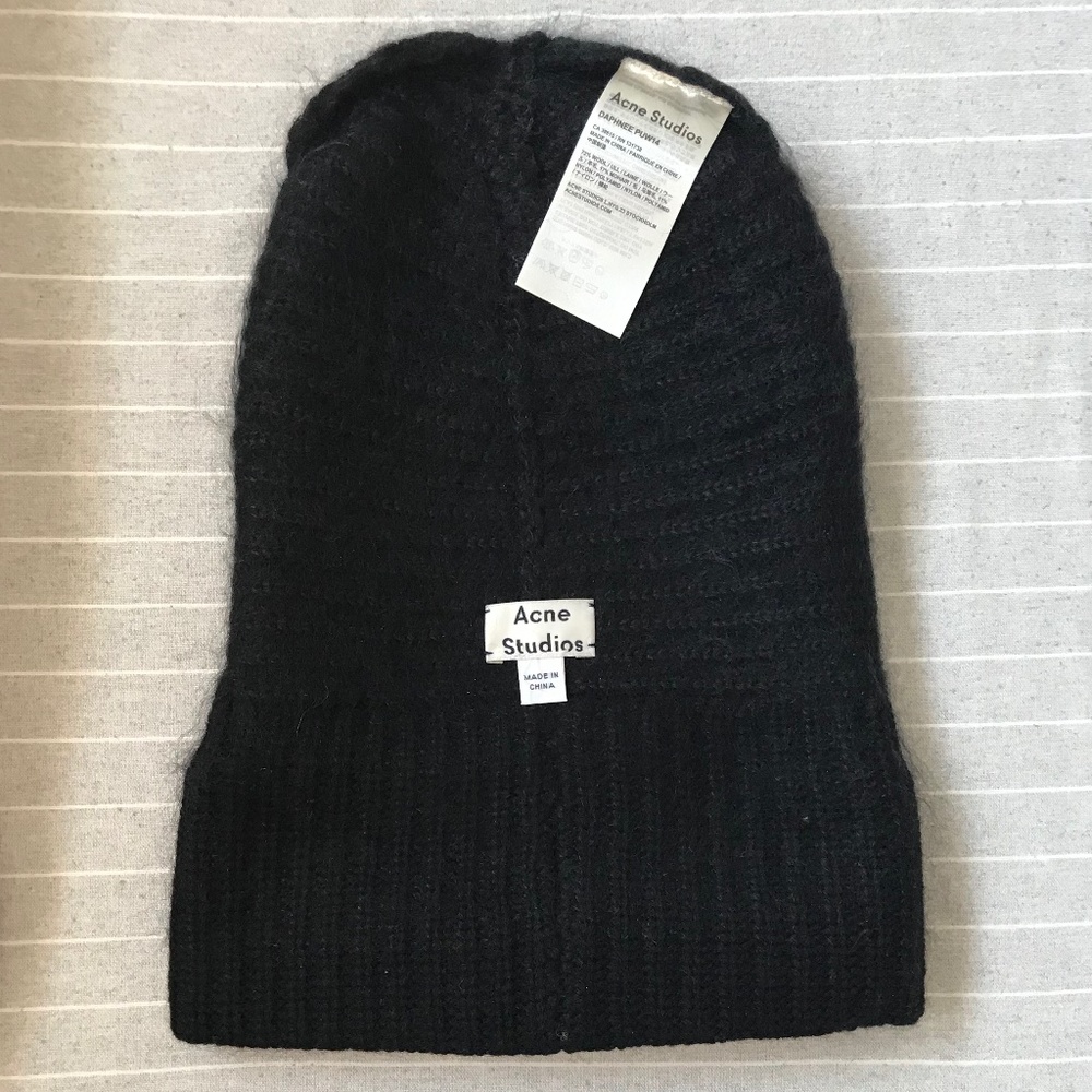 Acne Studios Rib Knit Beanie - Picture 4 of 4